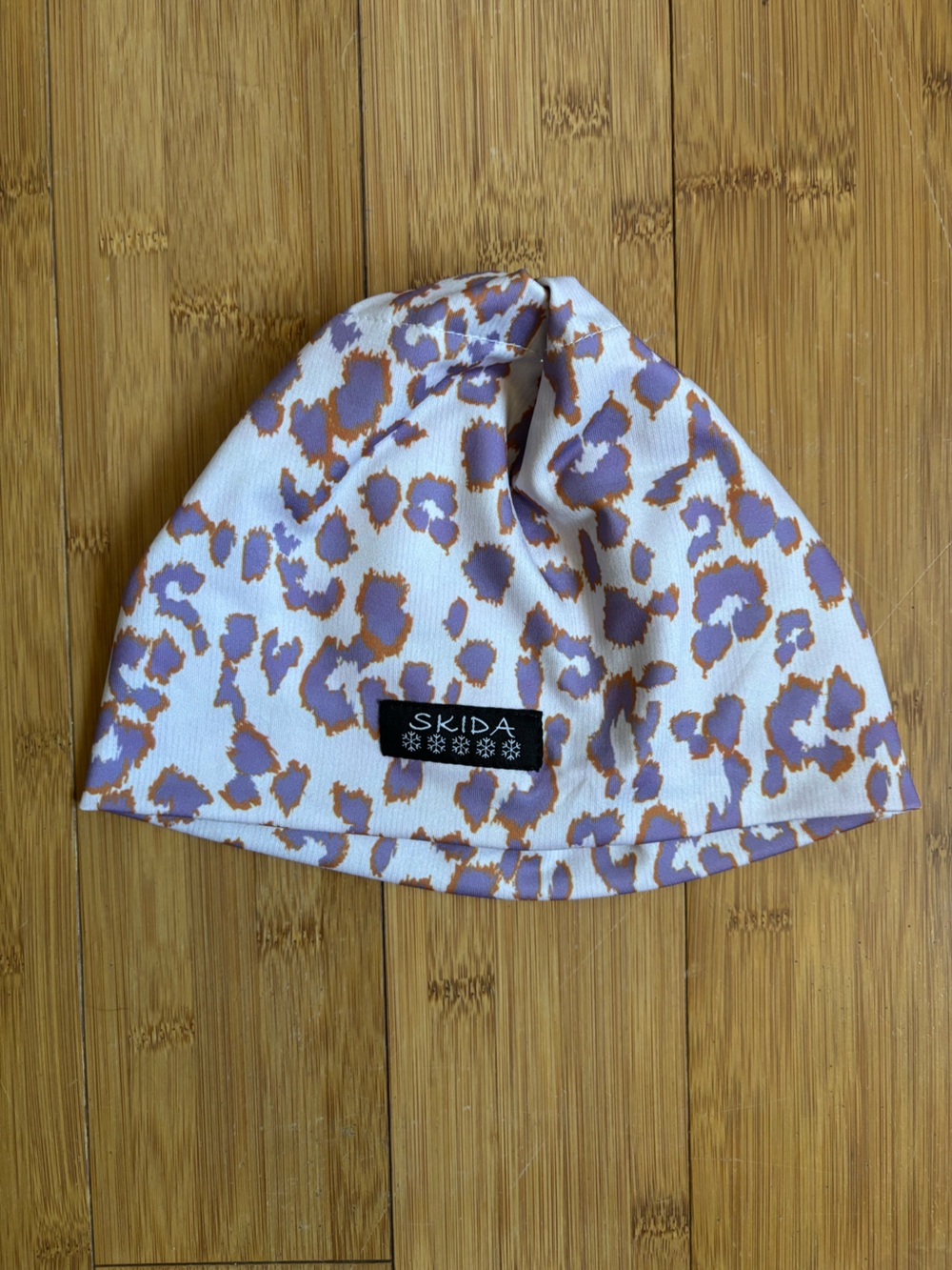 Skida Nordic Lightweight Running Hat - Purple Leopard